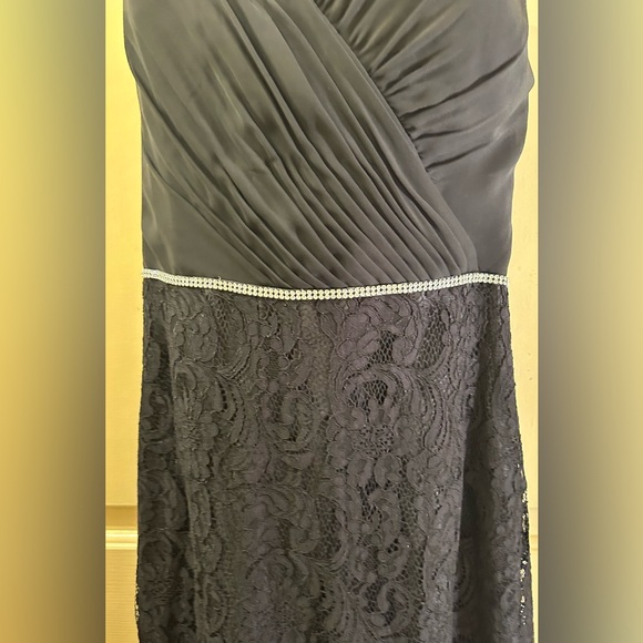 Christina Wu Celebration Elegant Black Lace Evening Dress - Picture 4 of 9